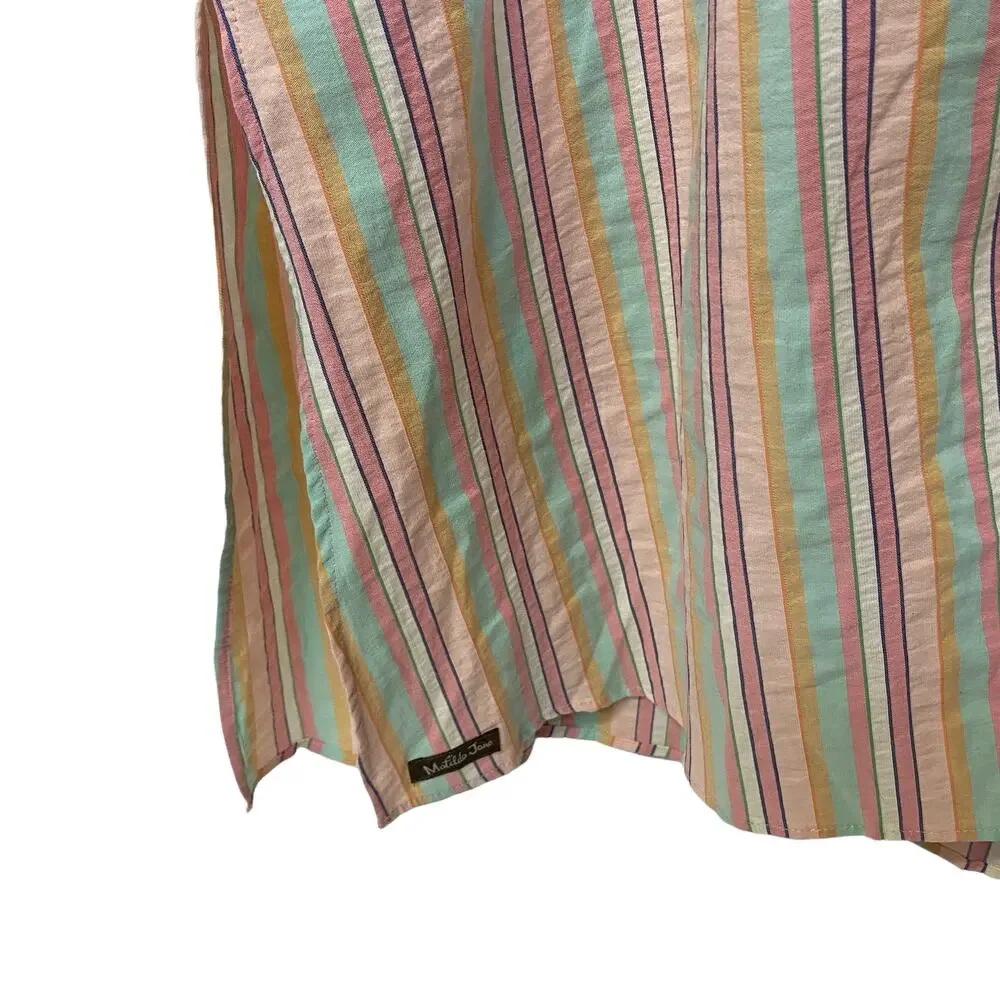 NWT Matilda Jane Maxi Dress Striped “No Baggage” S Spring Summer Sundress New